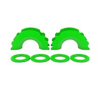 BGRVCKS Cubierta Gancho Remolque Aislador Grillete Anillo D con Arandelas para Grilletes Remolque 3/4 Pulgada Grilletes Arco Accesorios De Parachoques Cubierta Gancho Ojo(Verde)