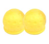 BGRVCKS Cubierta Gancho Remolque Cubierta Bola Remolque Remolque Tapa Protectora Accesorios Universales para El Remolque Camión Automóvil Cubierta Gancho Ojo(Amarillo-2 Piezas)