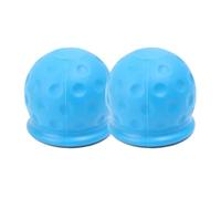BGRVCKS Cubierta Gancho Remolque Cubierta Bola Remolque Remolque Tapa Protectora Accesorios Universales para El Remolque Camión Automóvil Cubierta Gancho Ojo(Azul + UE-2 Piezas)