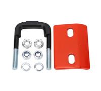 BGRVCKS Cubierta Gancho Remolque Estabilizador Servicio Pesado Abrazadera Anti Traqueteo Enganche Remolque para Enganches 1,25 Pulgadas Y 2 Pulgadas Cubierta Gancho Ojo(Rojo)