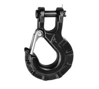BGRVCKS Cubierta Gancho Remolque Gancho Remolque Cabrestante 3/8 Pulgadas con Remolque Camión Tractor Remolque Remolque Gancho Remolque Conexión Remolque Cubierta Gancho Ojo(Negro)