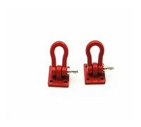 BGRVCKS Cubierta Gancho Remolque Remolque Remolque con Hebilla Remolque Ganchos Remolque Escalada Grilletes para Coche Escalada RC 1/10 Cubierta Gancho Ojo(Rojo)