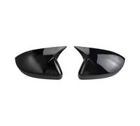 BGRVCKS Cubiertas de Espejos retrovisores Cubierta del Espejo Lateral Retrovisor del Coche para Jaguar para F-Pace 2016-2022 para E-Pace 2017-2021(Negro)