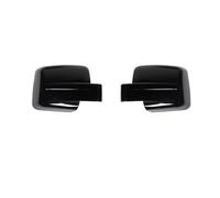BGRVCKS Cubiertas de Espejos retrovisores Cubiertas De Espejo Retrovisor Exterior De Coche Manija De Puerta para Jeep para Liberty 2007-2012(Black Mirror Cover)