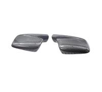 BGRVCKS Cubiertas de Espejos retrovisores Tapa del Espejo Retrovisor para B&MW E46 E65 E66 E67 2001-2006(Fibra de Carbon)