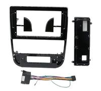 BGRVCKS Fascia del Panel de Radio para Peugeot 406 1995-2005 Coche 9 Pulgadas 2 DIN Radio Fascias Marco Panel De Reproductor Estéreo(Black Frame Cable)