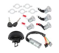 BGRVCKS Interruptor Bloqueo Encendido para Opel para Movano 1995-2014 para Vivaro 2001-2014 Bloqueo Cilindro Interruptor Dirección De Encendido del Automóvil 7701471591 7701475696