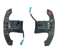BGRVCKS Levas de Cambio en el Volante Extensiones De Levas para Volante De Coche para B&MW M3 G80 M4 G82 G83 M5 F90 X3M X4M(Red Forge with Chip)