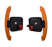 BGRVCKS Levas de Cambio en el Volante Levas De Cambio Magnéticas para Volante para B&MW E90 M3 E92 M3 E93 M3 X5M X6M E71 E70(Model 1 Orange)