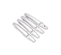 BGRVCKS Manijas Exteriores Las Puertas del automóvil para Civic 8 2006 2007 2008 2009 2010 Cubierta Manija Puerta Coche Trim Piezas Exteriores De Coche Accesorios(Plata)