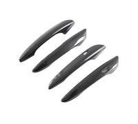 BGRVCKS Manijas Exteriores Las Puertas del automóvil para Mazda CX-30 DM CX30 2019 2020 2021 2022 2023 2024 Cubierta Manija Puerta Pegatina Trim Set Accesorios para El Coche(Fibra de Carbon)