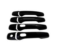 BGRVCKS Manijas Exteriores Las Puertas del automóvil para para Explorer 2011 2012 2013 2014 2015 2016 2017 2018 2019 Cubierta Manija Puerta Coche Accesorios Tapa Moldura(Negro con Agujero)