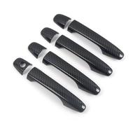 BGRVCKS Manijas Exteriores Las Puertas del automóvil para Subaru para Forester SH 2008 2009 2010 2011 2012 Cubierta Manija Puerta Coche Accesorios De Pegatina(Fibra de Carbon)
