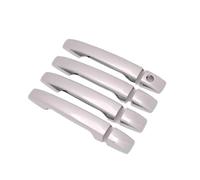 BGRVCKS Manijas Exteriores Las Puertas del automóvil para Subaru para Forester SH 2008 2009 2010 2011 2012 Cubierta De Manija De Puerta De Coche Accesorios Coche(Plata)