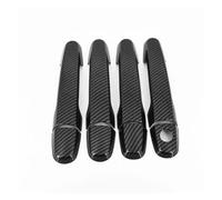 BGRVCKS Manijas Exteriores Las Puertas del automóvil para Toyota para Fielder 2005 2006 2008 2009 2010 2011 2012 2013 Cubierta De Manija De Puerta De Coche Accesorios Estilo(Botón de Carbono 0)
