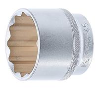 BGS 10651-1 | Llave de vaso 12 caras | entrada 12,5 mm (1/2") | 46 mm