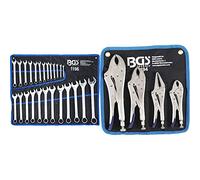 BGS 1196 | Juego de llaves combinadas | 6-32 mm | 25 piezas + 494 | Juego de alicates grip | 4 piezas
