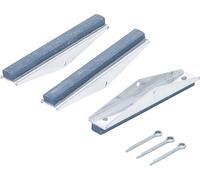 BGS 1257 | Mordazas de repuesto para lapeador BGS 1157 | Mordazas 100 mm | K 280 | 3 piezas