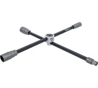 BGS 1458 | Llave de cruz para camiones | plegable | cuadrado | 24 x 27 x 32 x 20 mm (3/4")