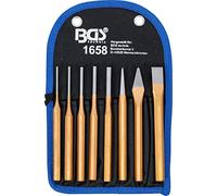 BGS technic KG – Juego de botadores 1658 – 150 mm – incluye cinceles y granetes – 8 piezas