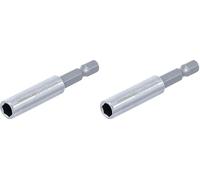 BGS 1727 | Portapuntas magnético, extrafuerte | hexágono exterior 6,3 mm (1/4") | 60 mm (Paquete de 2)