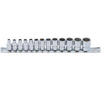 BGS 2150 | Juego de llaves de vaso Gear Lock | entrada 6,3 mm (1/4") | 13 piezas