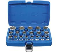 BGS 2152 | Juego de llaves de vaso Gear Lock | entrada 12,5 mm (1/2") | 19 piezas