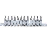 BGS 2163 | Juego de puntas de vaso | entrada 6,3 mm (1/4") | plana, cruz PH / PZ | 12 piezas