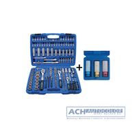 BGS 2243+7200 Juego de Llaves de Zócalo 171-tlg Juntas Protectoras 17,19, 21mm