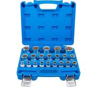 BGS 2267 | Juego de llaves de vaso 12 caras | entrada 12,5 mm (1/2") | 8-36 mm | 21 piezas