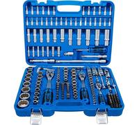 BGS Juego de llaves de vaso 12 caras 2286 - Entradas 1/4", 3/8", 1/2" - 192 piezas