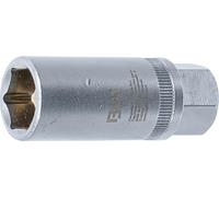 BGS 2402 | Vaso para bujías hexagonal | cuadrado interno | 12,5 mm (1/2") | 18 mm