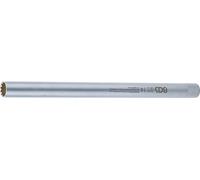 BGS technic KG Vaso para bujías 2447, magnético, 12 caras, extra largo, entrada 10 mm (3/8") 14 mm