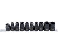 BGS 2560 | Juego de llaves de vaso especiales | 3 / 5 / 6 / 10 caras | 10 piezas