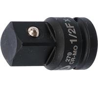 BGS 279 | Adaptador de llave de vaso de impacto | cuadrado interior 12,5 mm (1/2") - cuadrado exterior 20 mm (3/4")