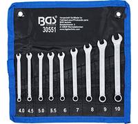 BGS 30551 | Juego de llaves combinadas | 4 - 10 mm | 9 piezas