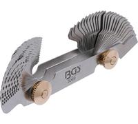 BGS 3069 | Juego de galgas doble, 52 hojas | métricas 0,25 - 6,0 mm, Whitworth 4G - 62G