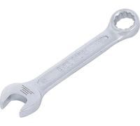 BGS 30761 | Llave combinada, extra corta | 10 mm | Longitud 97 mm, extremo de anillo inclinado 15°, lado del anillo doce de acero cromo vanadio, cromado, mate