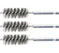 BGS 3078-18-S | Cepillo de acero | 18 mm | 6,3 mm (1/4") | 3 piezas