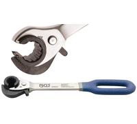 BGS 30829 | Llave de estrella con carraca | abierta | 9 mm