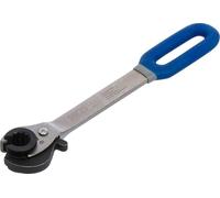 BGS 30829 | Llave de estrella con carraca | abierta | 9 mm | Adecuado para tuberías, 72 dientes, doce caras, acero al cromo vanadio
