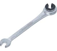 BGS 30839 | Llave combinada con carraca | abierta | 9 mm