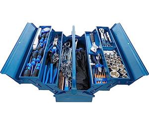 BGS 3340 | Maletín de herramientas metálico incl. surtido de herramientas | 137 piezas