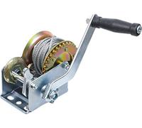BGS 3485 | Cabrestante con cable de acero | 270 kg | Diámetro de la cuerda: 4,2 mm. Relación de transmisión 3,1:1. Longitud de la manivela: 155 mm. Diámetro de la polea: 48 mm