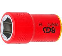 BGS 35875 | Llave de vaso de inserción VDE hexagonal | entrada 10 mm (3/8") | 15 mm