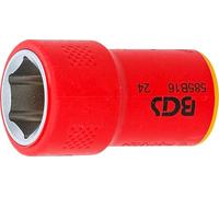 BGS 35876 | Llave de vaso de inserción VDE hexagonal | entrada 10 mm (3/8") | 16 mm