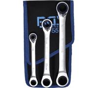 BGS 4 IN 1 Trinquete Llave de Boca Fija Kit 3 Piezas 1556