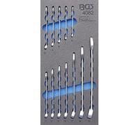 BGS 4082 | Bandeja para carro 1/3: Juego de llaves combinadas | 6 - 22 mm | 12 piezas