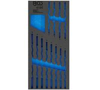 BGS 4196 | Bandeja para carro 1/3: Juego de llaves combinadas con carraca | 8 - 19 mm | 12 piezas