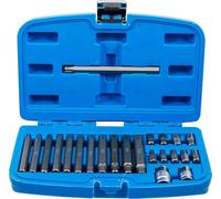 BGS 5013 | Juego de puntas | entrada 10 mm (3/8") | perfil en cuña (para Ribe) | 22 piezas